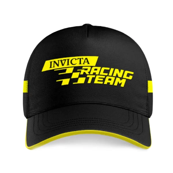 GORRA INVICTA RACING TEAM BLACK/ YELLOW